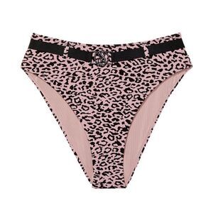 Victorias Secret Swim Wild Wandered Belted High-waist Bikini Bottoms leopard